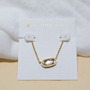 Kendra Scott Elisa Necklace Abalone Shell Gold